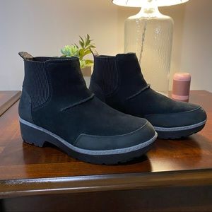 Black Kress Ugg Boots Ankle Pull On Size 8